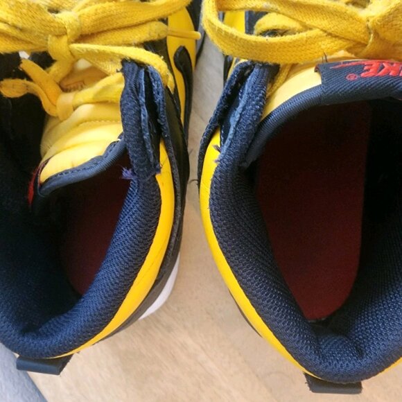 Nike Dunk High Reverse Goldenrod Basketball Sneaker Shoes Men's Size 9 - Picture 10 of 12
